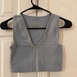 Women's Ribbed V-Neck Top